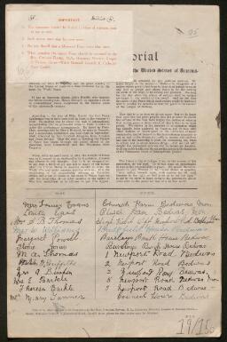 Petition - 19/150 - Bedwas, Trethomas and Machen