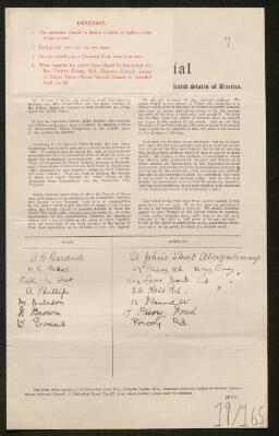 Petition - 19/165 - Abergavenny