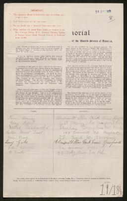 Petition - 19/184 - Newport