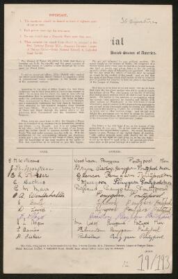 Petition - 19/193 - Trevethin