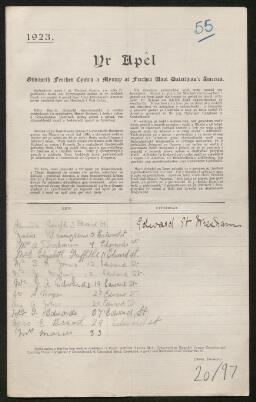 Petition - 20/97 - Offa