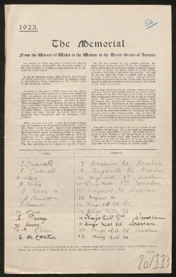 Petition - 20/113 - Offa