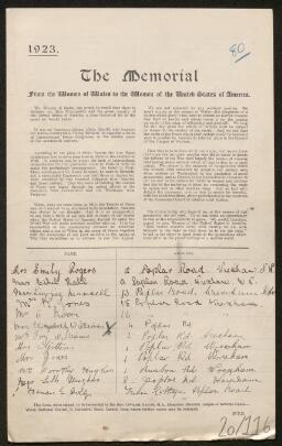 Petition - 20/116 - Offa