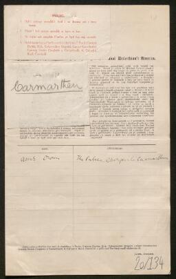 Petition - 20/134 - Abergwili