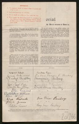 Petition - 20/166 - Pembrey and Burry Port Town