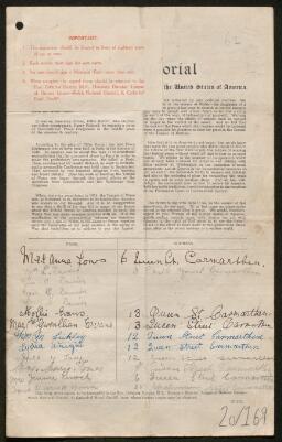 Petition - 20/169 - Carmarthen
