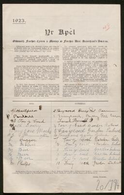 Petition - 20/194 - Pembrey and Burry Port Town