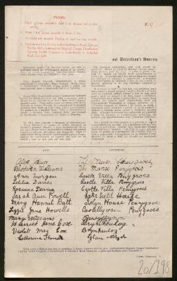 Petition - 20/198 - Llandybie