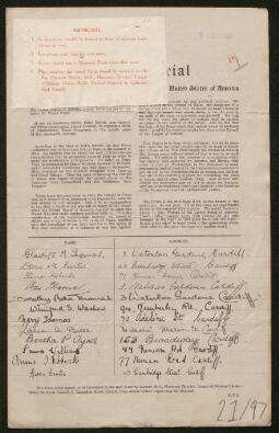 Petition - 21/97 - Grangetown