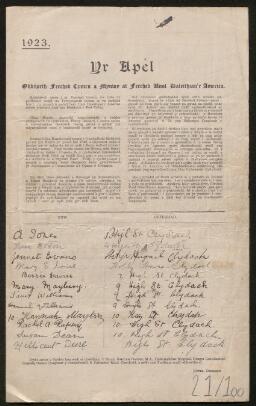 Petition - 21/100 - Clydach