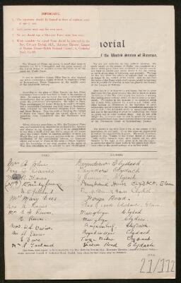 Petition - 21/112 - Clydach