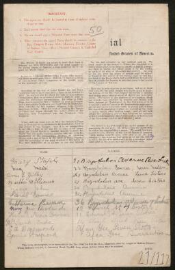 Petition - 21/117 - Seven Sisters