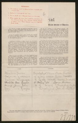 Petition - 21/119 - Seven Sisters