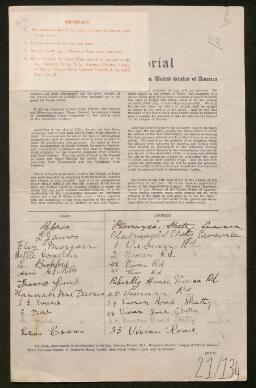 Petition - 21/134 - Sketty