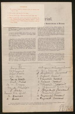 Petition - 21/145 - Uplands