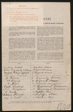 Petition - 21/152 - Uplands