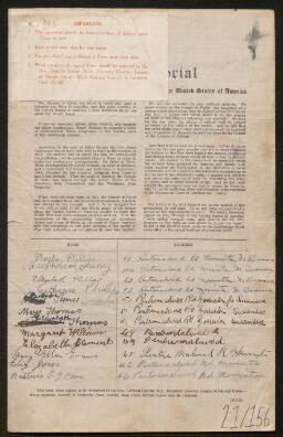 Petition - 21/156 - Morriston