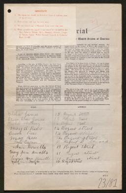 Petition - 23/81 - Ferndale