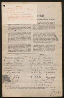 Petition - 23/99 - Ferndale