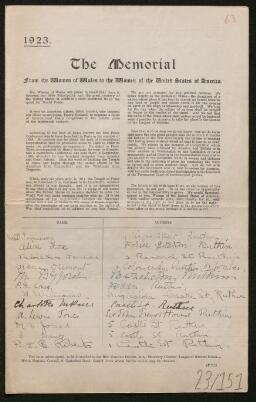 Petition - 23/151 - Ruthin
