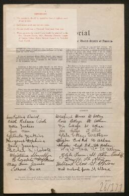 Petition - 26/171 - St. Athan