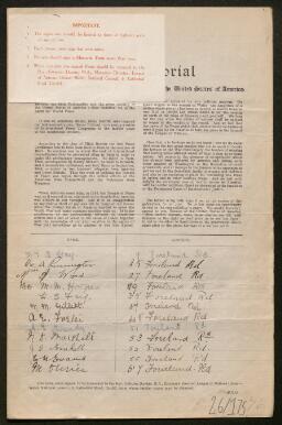 Petition - 26/175 - Whitchurch