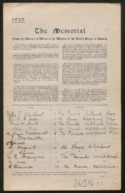 Petition - 26/184 - Whitchurch