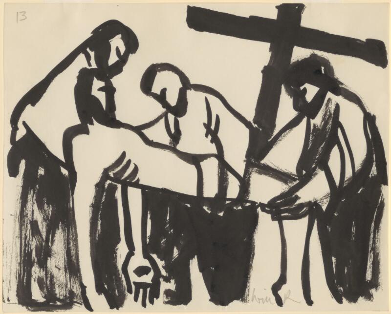 Study for the stations of the Cross