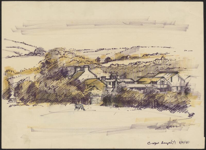 Darluniau a chartwnau Hywel Harries drawings and cartoons
