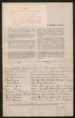 Petition - 27/10 - Llanfair Talhaiarn