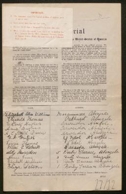 Petition - 27/12 - Abergele