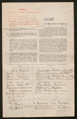 Petition - 27/22 - Abergele