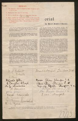 Petition - 27/23 - Llanfair Talhaiarn