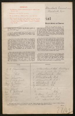 Petition - 27/41 - Cathays