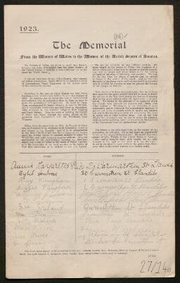 Petition - 27/140 - Llandeilo