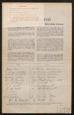 Petition - 27/171 - Roath