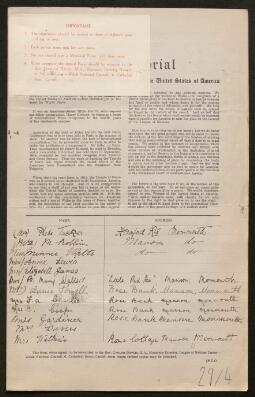 Petition - 29/4 - Monmouth
