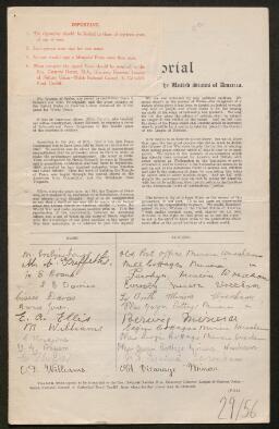 Petition - 29/56 - Minera