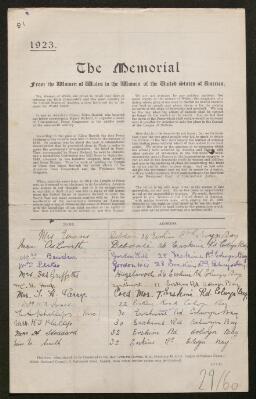 Petition - 29/60 - Colwyn Bay