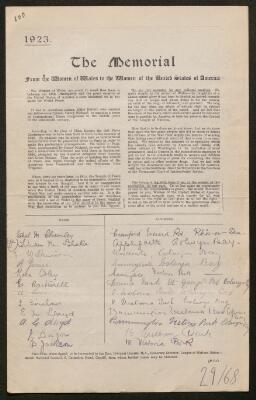 Petition - 29/68 - Colwyn Bay