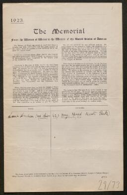 Petition - 29/73 - Roath