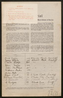 Petition - 29/75 - Roath