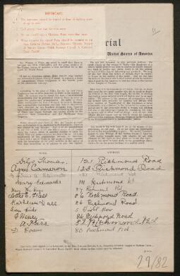 Petition - 29/82 - Roath