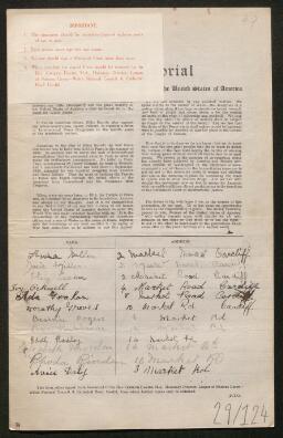 Petition - 29/124 - Canton