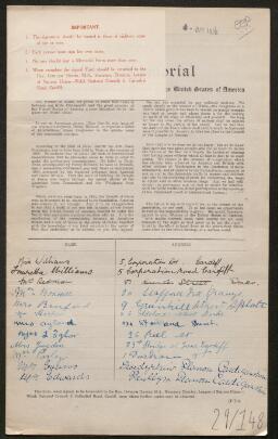 Petition - 29/148 - Grangetown