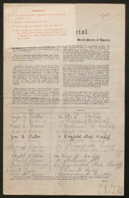 Petition - 29/178 - Roath