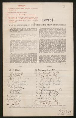 Petition - 28/185 - Penylan