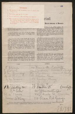 Petition - 28/193 - Grangetown