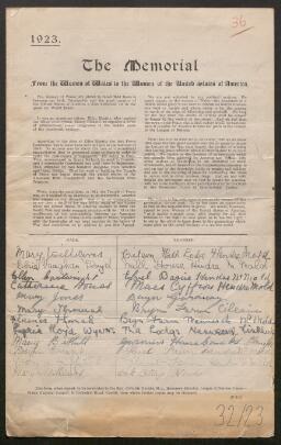 Petition - 32/23 1923