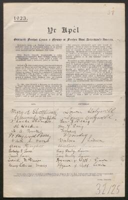 Petition - 32/25 1923